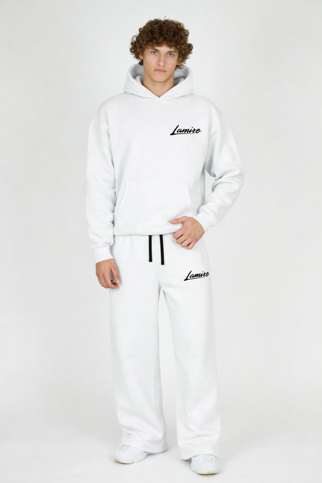 Lamiro Unisex Sweatpants – White